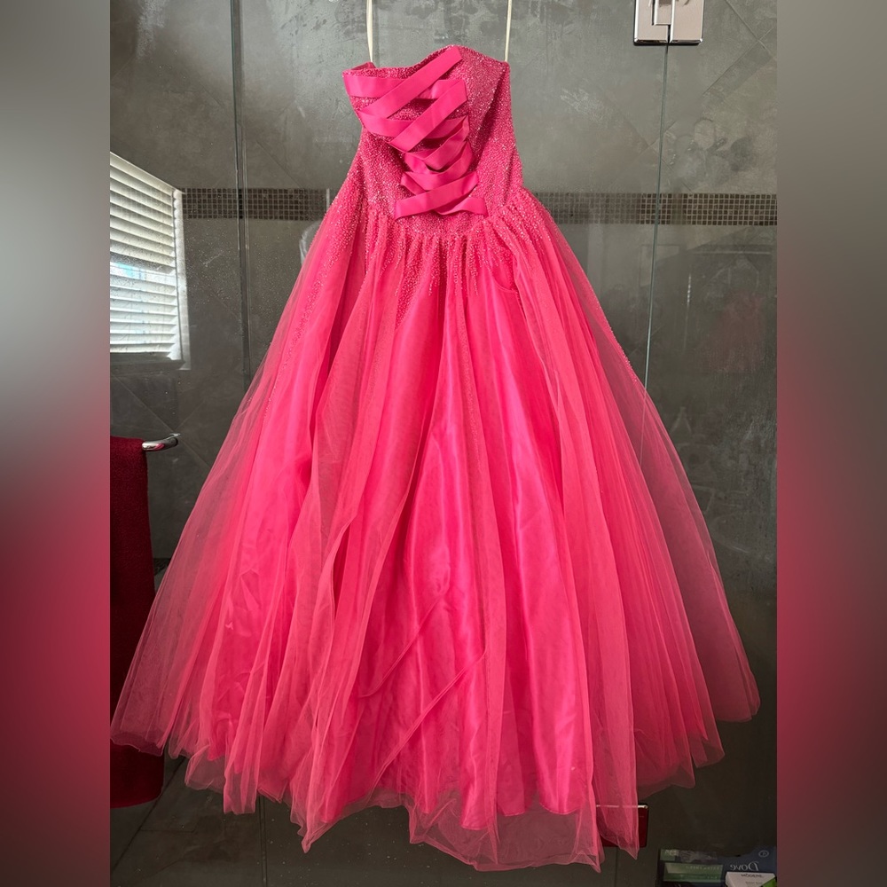 Cassandra stone pink prom dress size 4